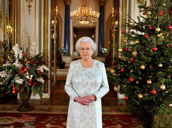 Households will be quieter when they gather round the TV to watch the Queen's Christmas message this year