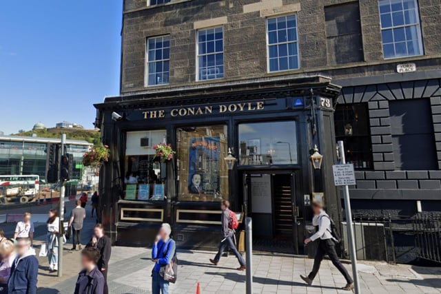The Conan Doyle is a traditional Scottish pub with bags of character, an eclectic range of real ales, and tasty pub grub. Found at the top of Leith Walk in York Place,  this pub gets its name from its proximity to the Sherlock Holmes author's birthplace in Picardy Place.