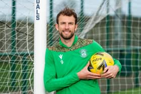 Hibs striker Christian Doidge is preparing to face Queen of the South in Monday's Scottish Cup tie in Dumfries. (Photo by Mark Scates / SNS Group)