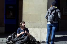 Edinburgh's estimated number of deaths among homeless people has soared from 22 in 2017 to 58 in 2022.  Picture: Lisa Ferguson.