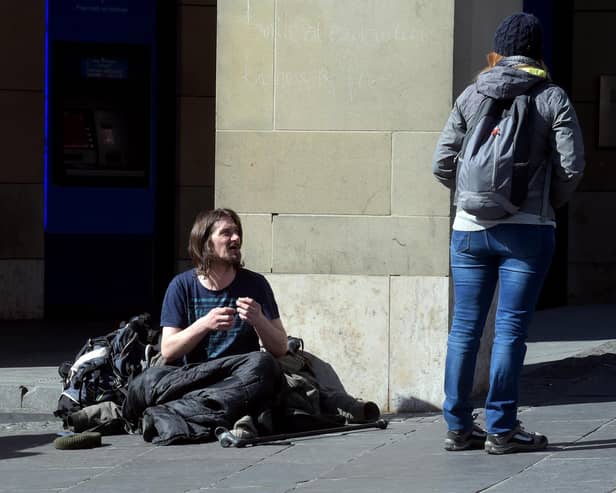 Edinburgh's estimated number of deaths among homeless people has soared from 22 in 2017 to 58 in 2022.  Picture: Lisa Ferguson.