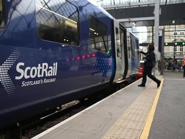 ScotRail will restore services to December levels of 2,000 a day from Monday but they will remain 400 down on pre-pandemic levels. Picture: John Devlin