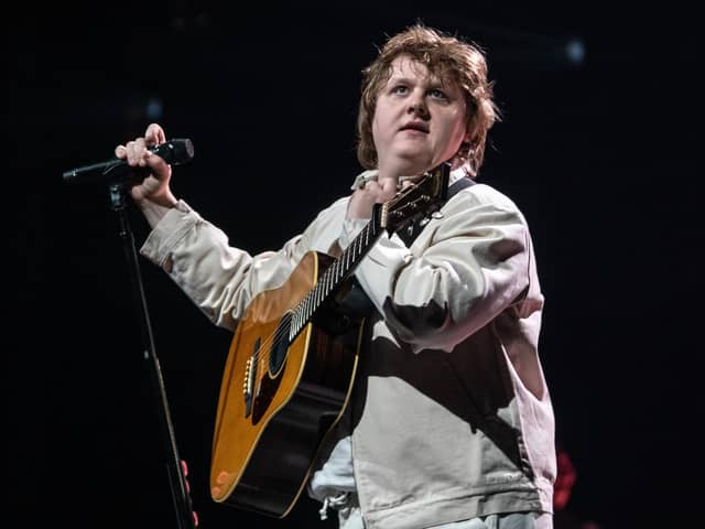Lewis Capaldi on the opening night of his UK tour at First Direct Arena, Leeds. Picture: Anthony Longstaff