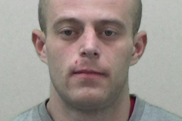 Lawson, 27, of The Avenue in Seaham, was jailed for a year for two counts of attempted burglary