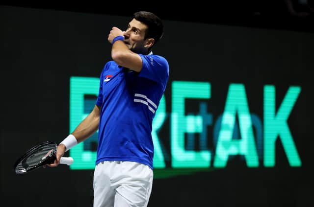 Novak Djokovic will play at the Australian Open after receiving a medical exemption for unvaccinated players. (Photo by Clive Brunskill/Getty Images)