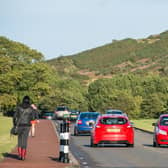The strategic plan for Holyrood Park published by Historic Environment Scotland says steps will be taken 'to very substantially reduce, or remove all, vehicular through traffic from the park'.  Picture: Ian Georgeson.