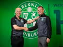 Graeme Mathie, right, after being named sporting director in 2019 ahead of head of football operations George Craig's retirement. Picture: SNS