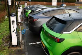 Edinburgh has a network of chargers but funding for future expansion is being cut, so the council is likely to seek a private sector partner to provide further chargers.  Picture: Michael Gillen.