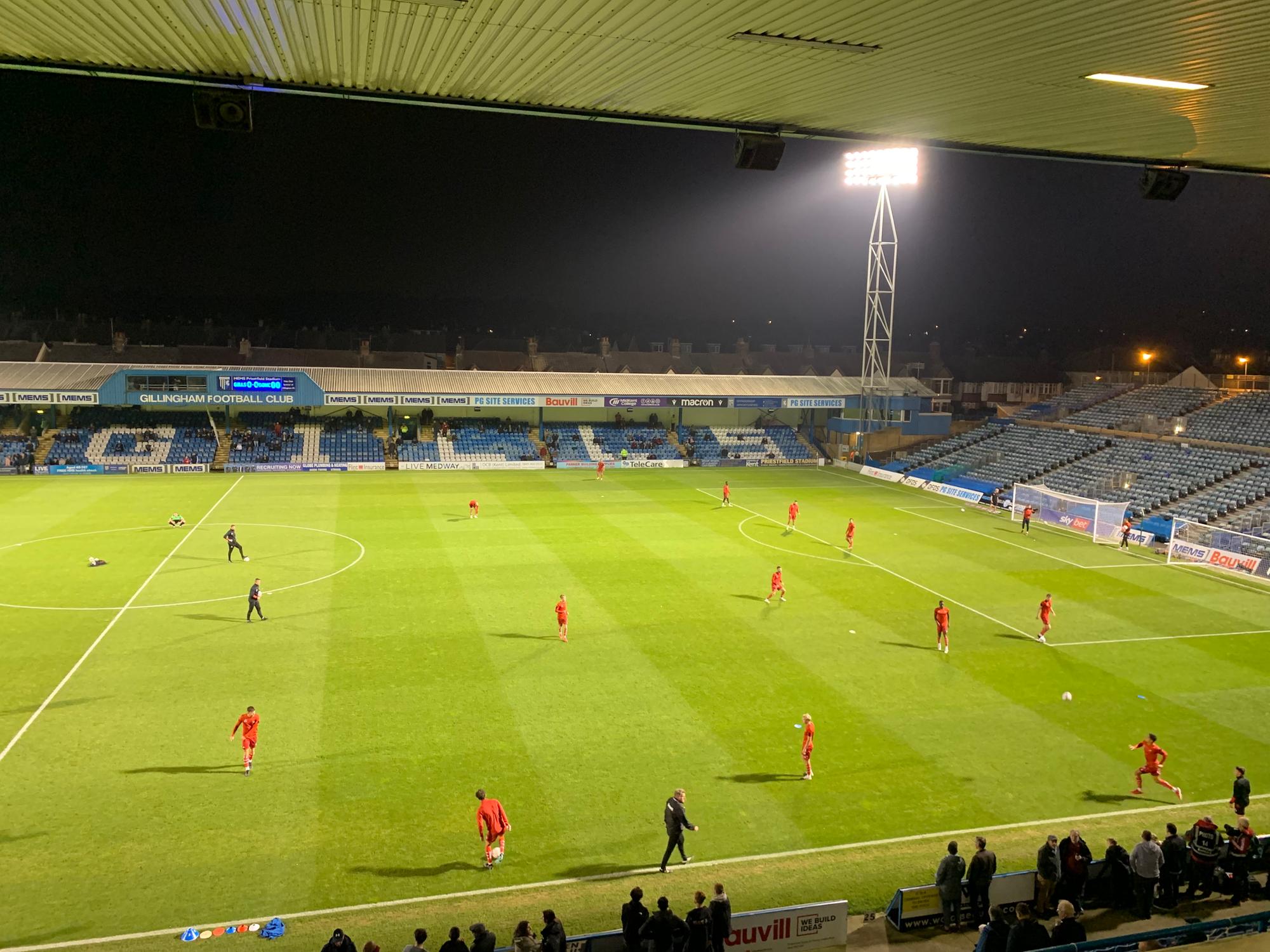 Rovers warm up at Gillingham