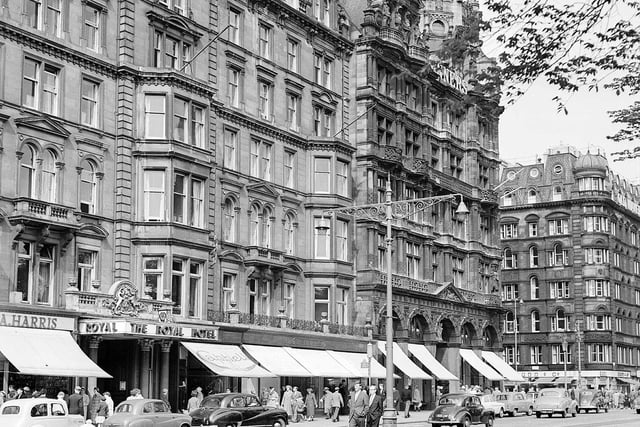 It was announced that Jenners department store was to expand and take over the Royal Hotel in May. Year: 1960