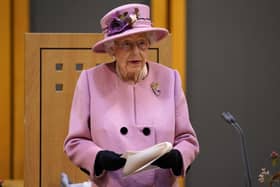 Queen Elizabeth II's remarks emerged in clips of a conversation filmed on a phone camera during a trip to Cardiff for the opening of the Welsh Senedd.