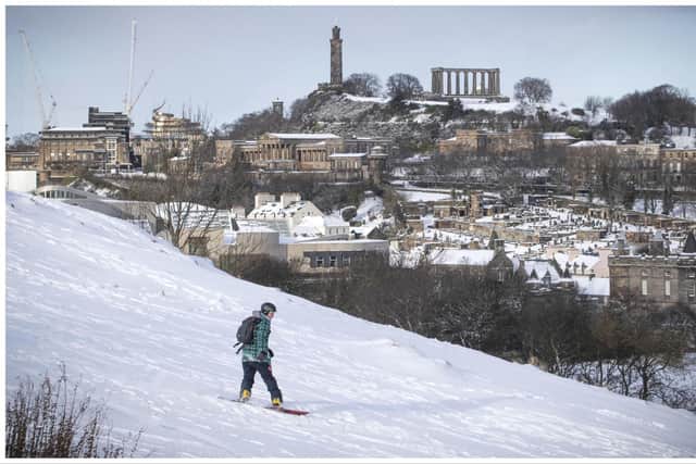 The UK city which gets the most snow has been revealed – and Edinburgh ranks high on the the list. Photo: Jane Barlow / PA