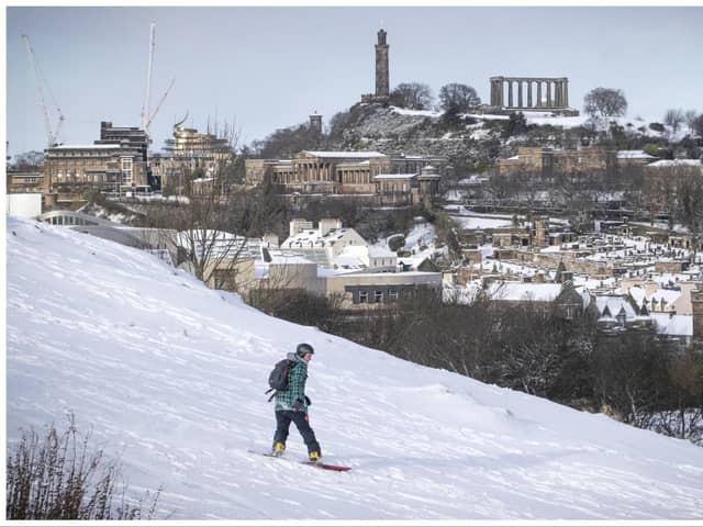 The UK city which gets the most snow has been revealed – and Edinburgh ranks high on the the list. Photo: Jane Barlow / PA