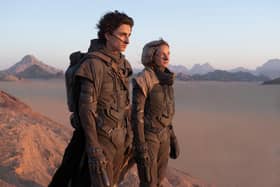 Timothée Chalamet and Rebecca Ferguson in a scene from Dune PIC: Chia Bella James