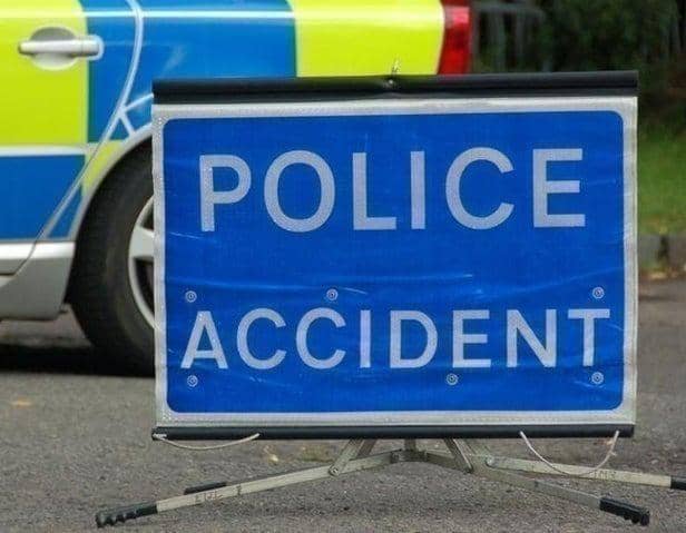 A man and woman have been taken to hospital after a crash on the A1