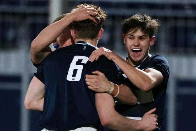 The U-19 Plate Final between Heriot’s School and Marr College at BT Murrayfield