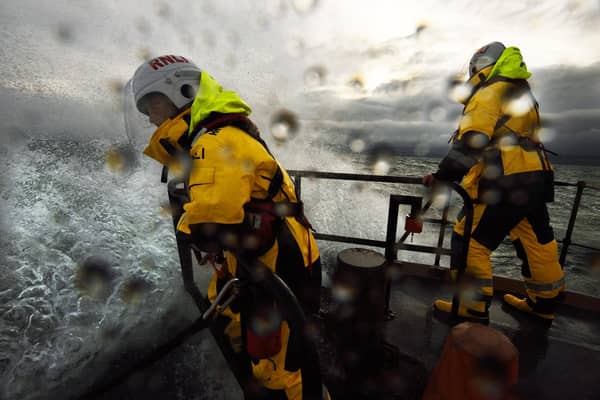 The crew battled through difficult conditions in their search for the vulnerable person.