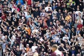 Hearts have the the highest avewrage attendance in the Scottish Premiership this season.Picture: by Alan Harvey / SNS