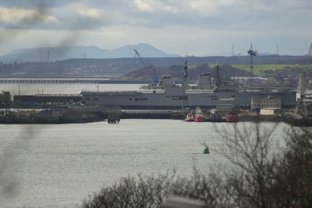 Rosyth Dockyard.