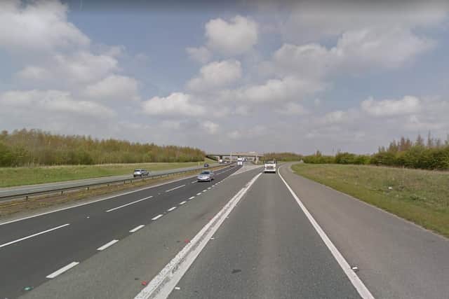 The A1 near Wallyford where the incident happened picture: Google Images