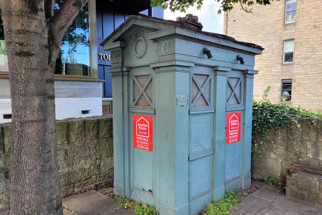 The police box has retained original features