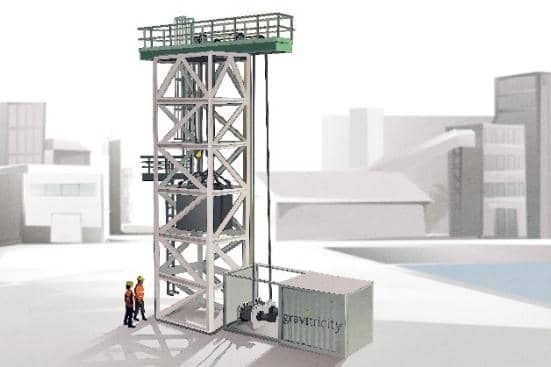 The Edinburgh-based company has developed a system for storing and releasing energy using winches and weights, totalling up to 12,000 tonnes, in disused mineshafts.
