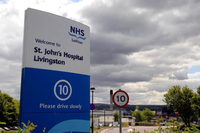 The woman was discharged from St John's Hospital into a care home the day after testing positive for Covid-19.