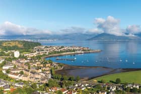 Derelict land to the east of Greenock will benefit from the funding>
Picture: VisitScotland