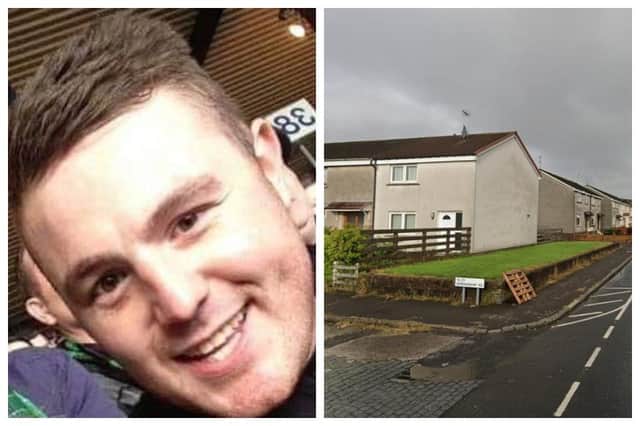 Ryan Low was found dead in his flat in Springbank Road, Paisley