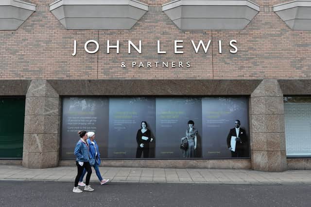 John Lewis currently has three department stores in Scotland, in Aberdeen, Edinburgh and Glasgow, pictured above. Picture: John Devlin