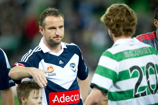 Melbourne Victory's Grant Brebner during a preseason friendly against Celtic in 2001. Pic: SNS Group Craig Williamson