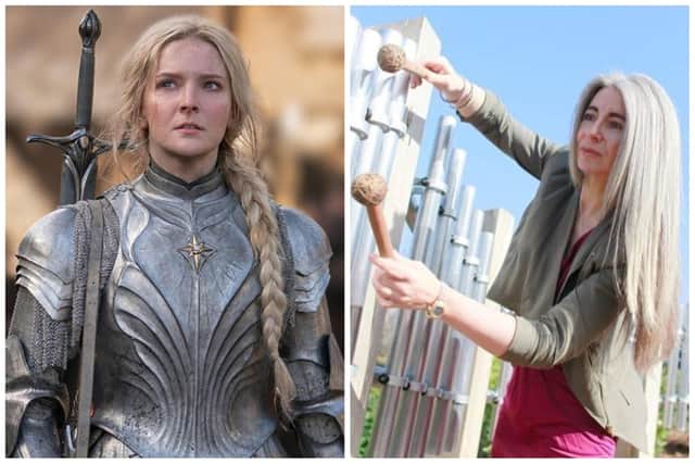 Lord of the Rings star Morfydd Clark is to play the trailblazing Scottish musician Dame Evelyn Glennie. Picture: Amazon Prime / Caroline Purday