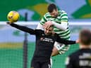 Shane Duffy has been dominant in the air this season for Celtic. Picture: SNS