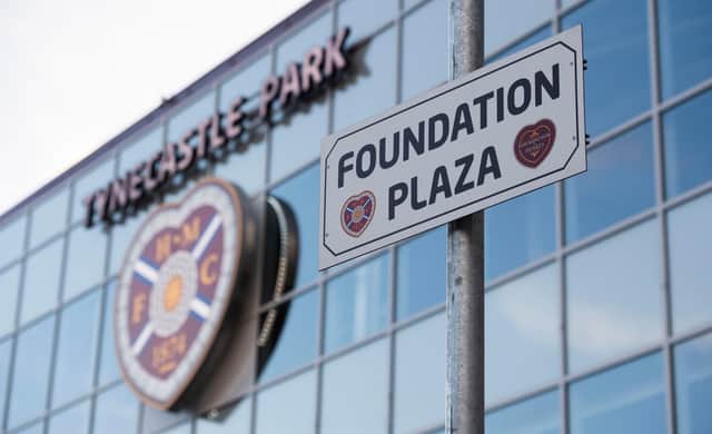 Foundation Plaza at Tynecastle Park. (Photo by Craig Foy / SNS Group)