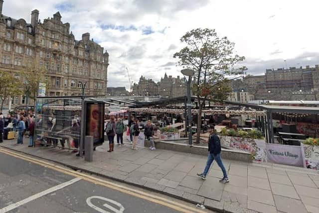 Pop-up bars, food stalls and seating areas have dominated the space at the east end of Princes Street since 2017.