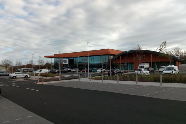 Businesses remain open on the Willowburn Retail Park.
