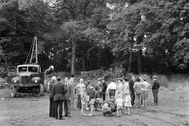 Local residents enjoying Barnton Park in August 1964.