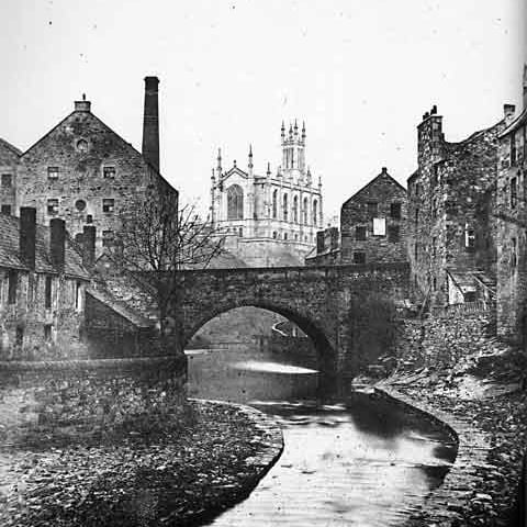 The Water of Leith at Dean Village.