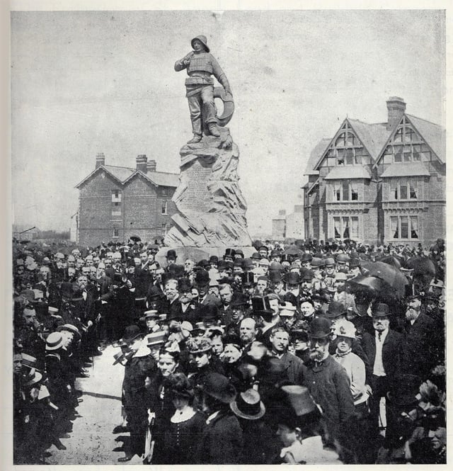 The unveiling of the Lifeboat Monument, St Anne's on the Sea, on May 23, 1888