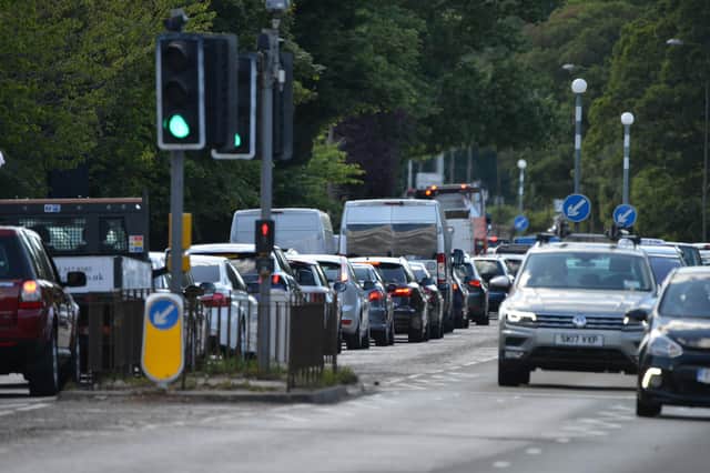 Motorists commuting into Edinburgh because they cannot afford a home in the city may soon face a congestion charge (Picture: Jon Savage)