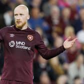 Liam Boyce is likely to be akey player for Hearts against PAOK Salonika in Greece: Pic: SNS