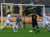Vale of Leithen lost 11-0 at Berwick Rangers in their latest outing and are pointless at the bottom of the Lowland League. Picture: Alan Bell