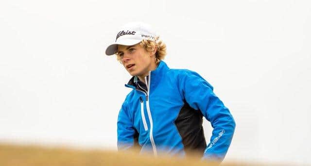 Blairgowrie 14-year-old Connor Graham won five points out of six for Scotland in the historic mixed Boys and Girls Home Internationals at Woodhall Spa. Picture: Scottish Golf
