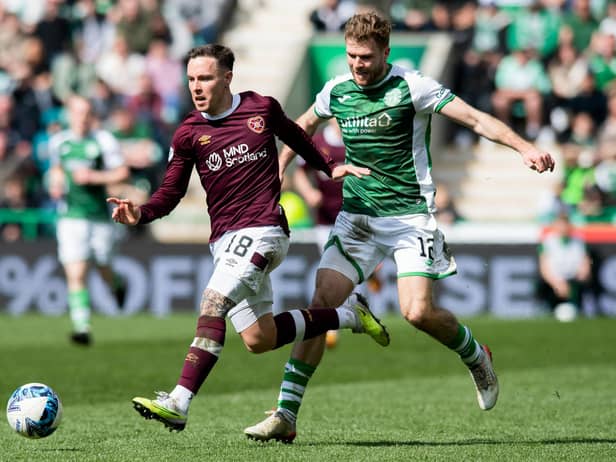 This will be the third league Edinburgh derby in succession that won't be broadcast live by Sky Sports. Picture: SNS