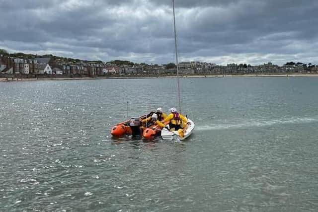 The scene of the rescue in the Forth (Pic: North Berwick RNLI)