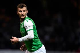 Hibs right-back Tom James has joined Wigan on loan until mid-January.