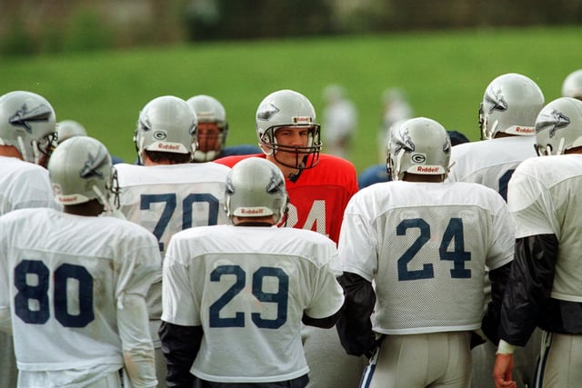 A training session in 1998