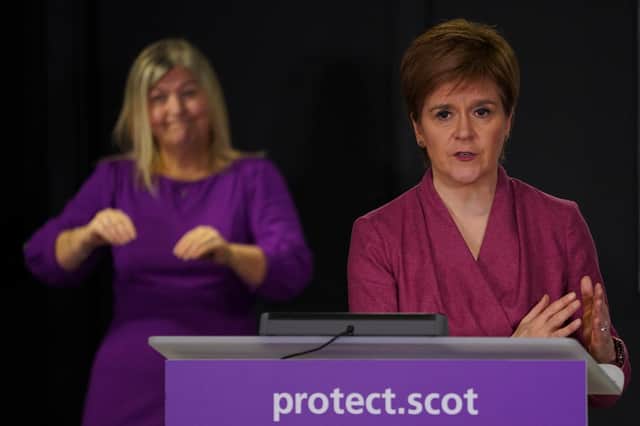 Nicola Sturgeon said she does not know how long level four restrictions will be imposed in Scotland