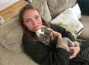 Sarah Verclytte has been reunited with her beloved cat Scotty after nine months