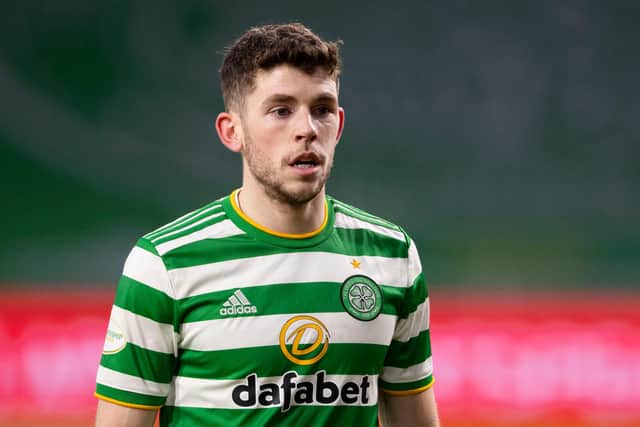 Ryan Christie refuses to consider Celtic's derby assignment at Ibrox a must-win game, despite Rangers 16-point lead in the Premiership, wherein they have played three more games than their 10-in-a-row chasing title rivals. (Photo by Craig Foy / SNS Group)